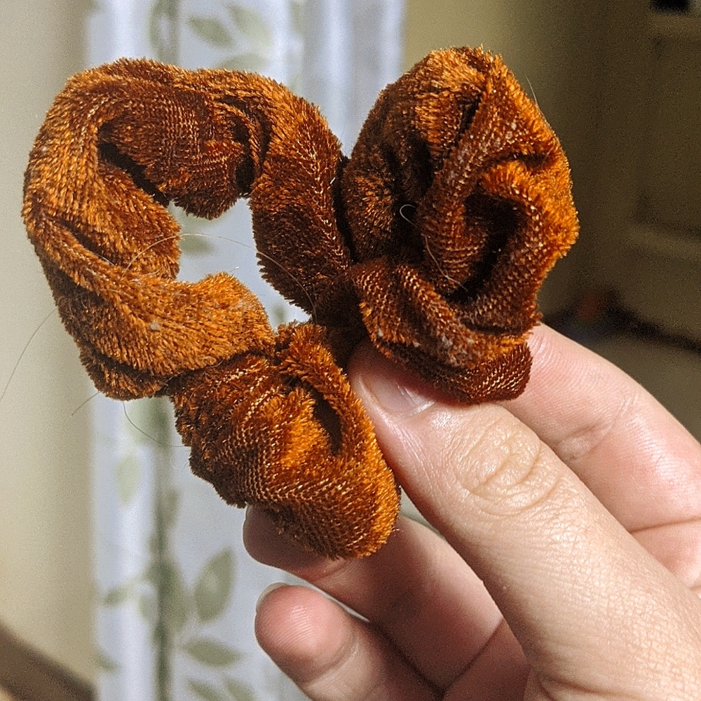 Orange Scrunchie